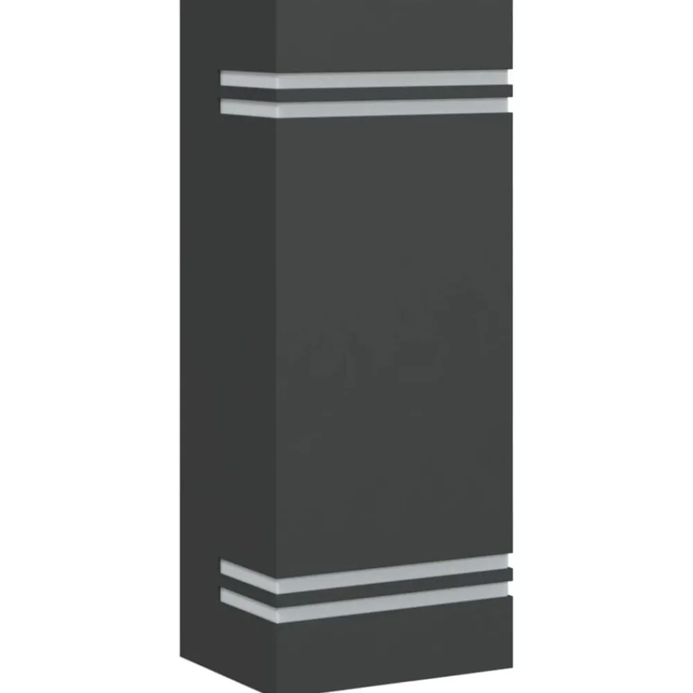vidaXL Applique murale d'extérieur acier inoxydable