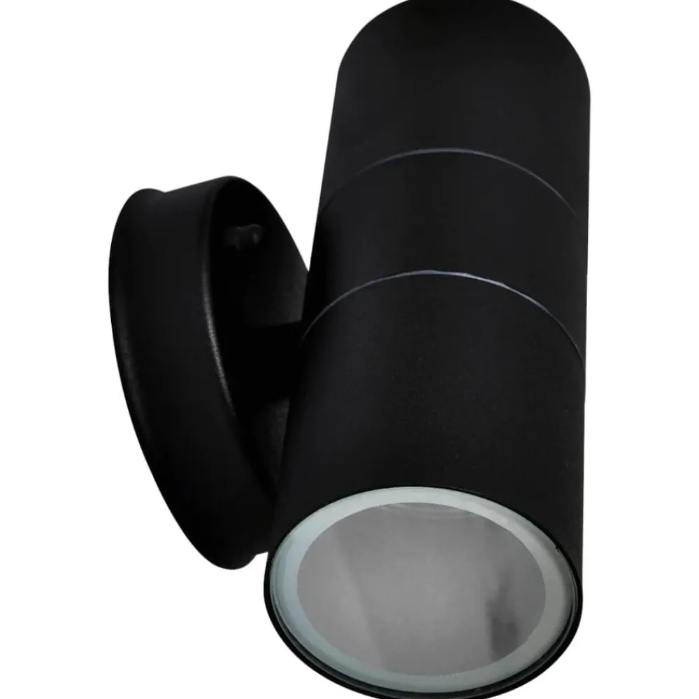 vidaXL Applique murale d'extérieur 2 pcs Acier