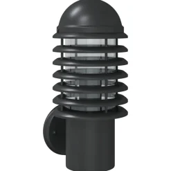 Luminaires-vidaXL Applique murale d'extérieur acier inoxydable Noir