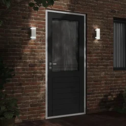 vidaXL Applique murale d'extérieur é acier inoxydable