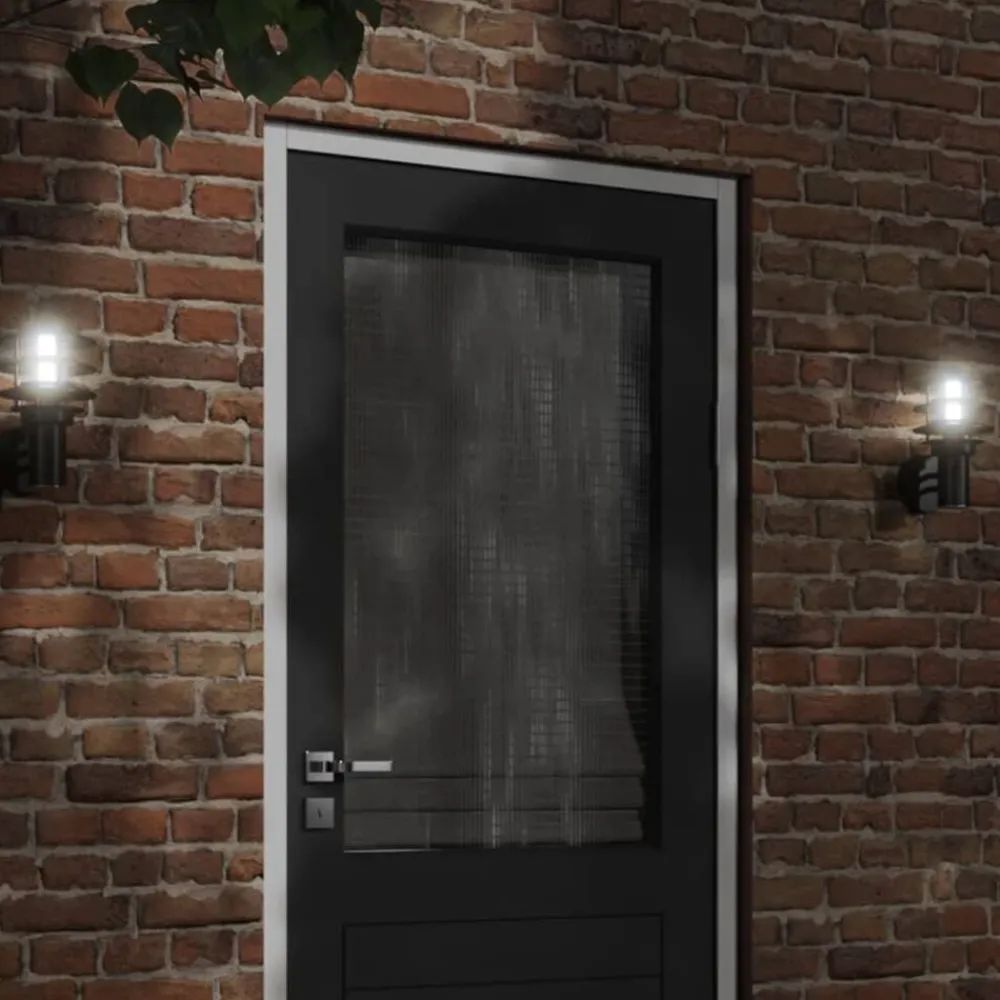 vidaXL Applique murale d'extérieur acier inoxydable