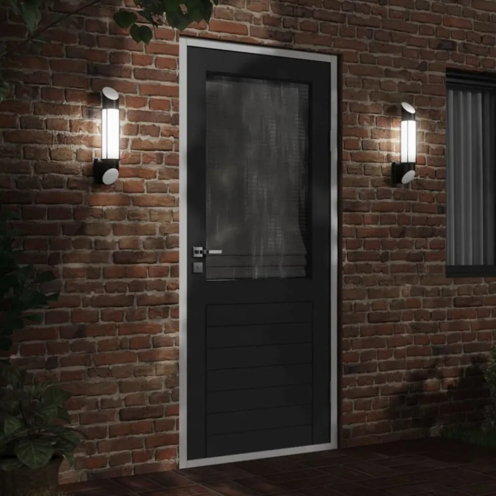 vidaXL Applique murale d'extérieur acier inoxydable