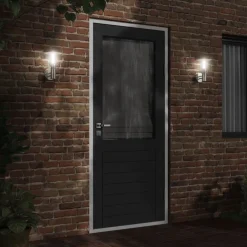 vidaXL Applique murale d'extérieur é acier inoxydable