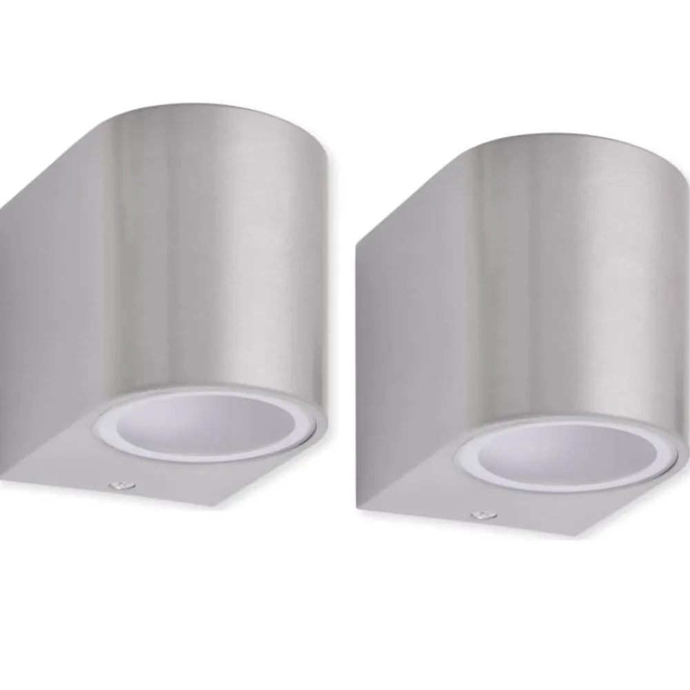 vidaXL Applique murale d'extérieur 2 pcs