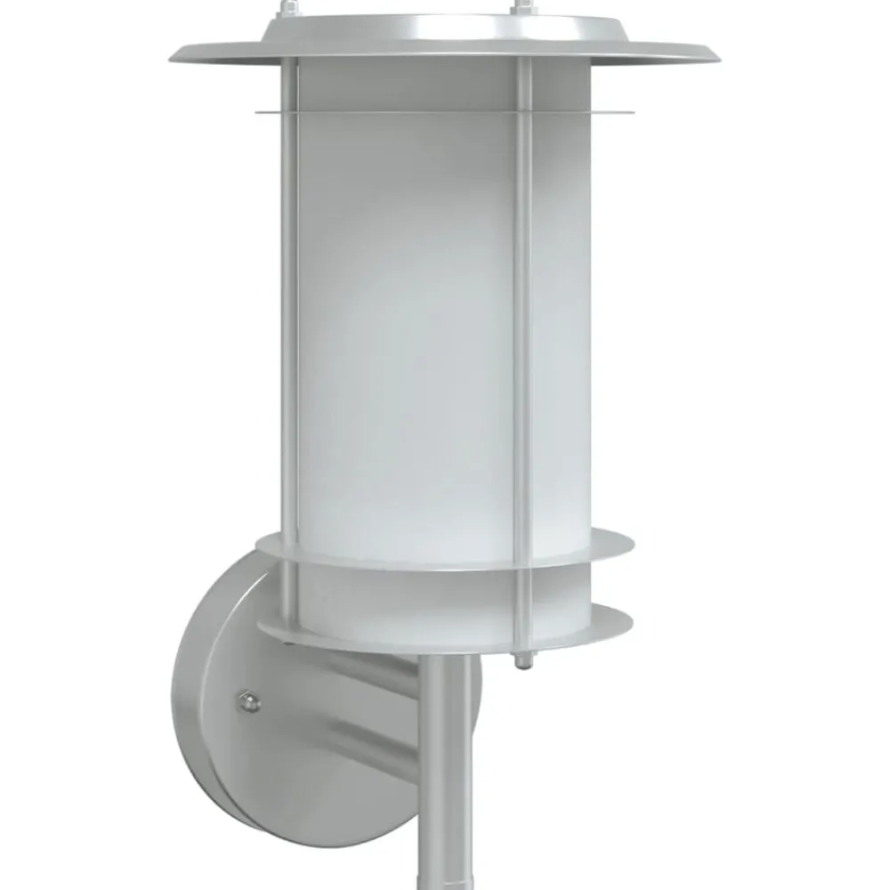 vidaXL Applique murale d'extérieur é acier inoxydable