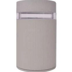 vidaXL Applique murale extérieure demi-cylindrique Aluminium Gris