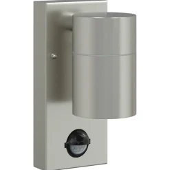 Luminaires-vidaXL Applique Murale Extérieure Argenté 6,5 x 10,5 x 16 cm Acier inoxydable