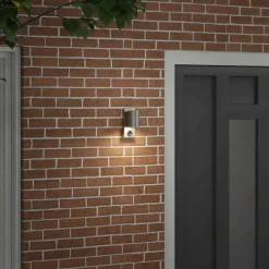 Luminaires-vidaXL Applique Murale Extérieure Argenté 6,5 x 10,5 x 16 cm Acier inoxydable