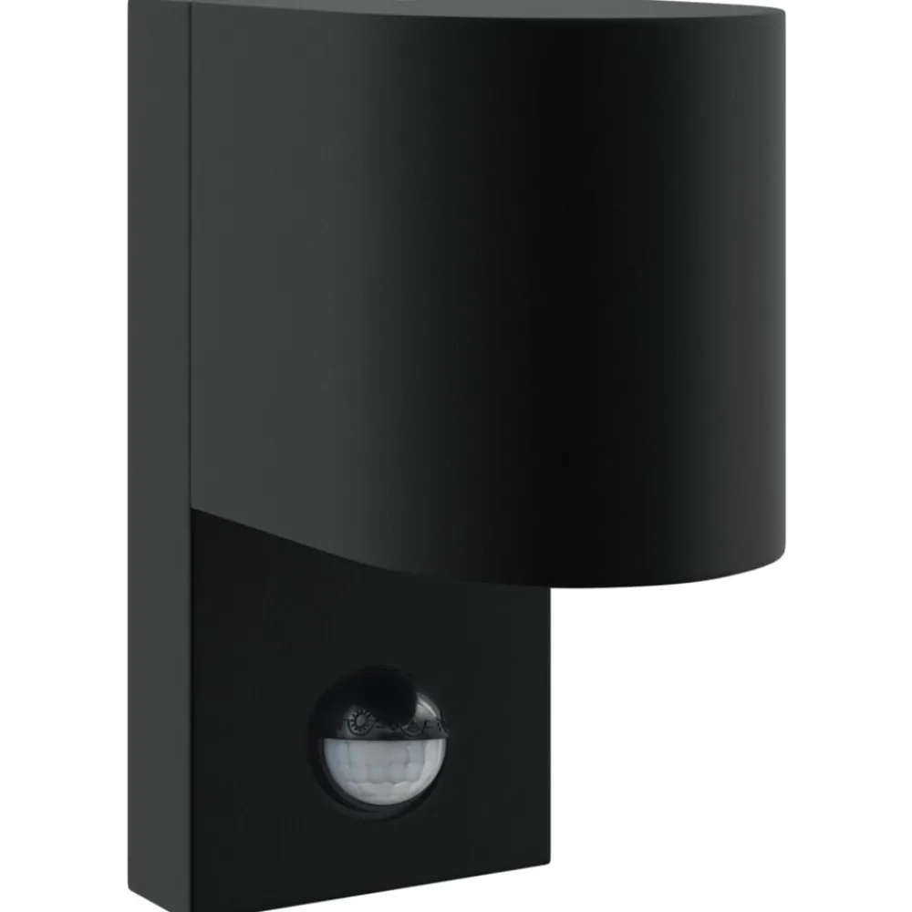 vidaXL Applique Murale Extérieure Noir 12 x 7 x 15 cm Acier inoxydable