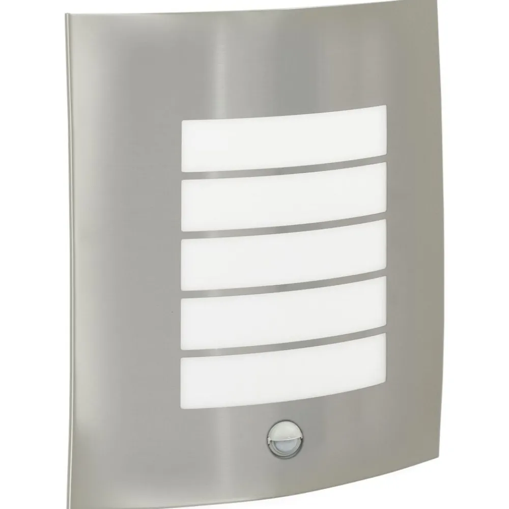Luminaires-vidaXL Applique Murale Extérieure Argenté 23.5 x 9 x 26 cm Acier inoxydable