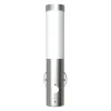 Luminaires-vidaXL Applique murale extérieure avec capteur de mouvement inox