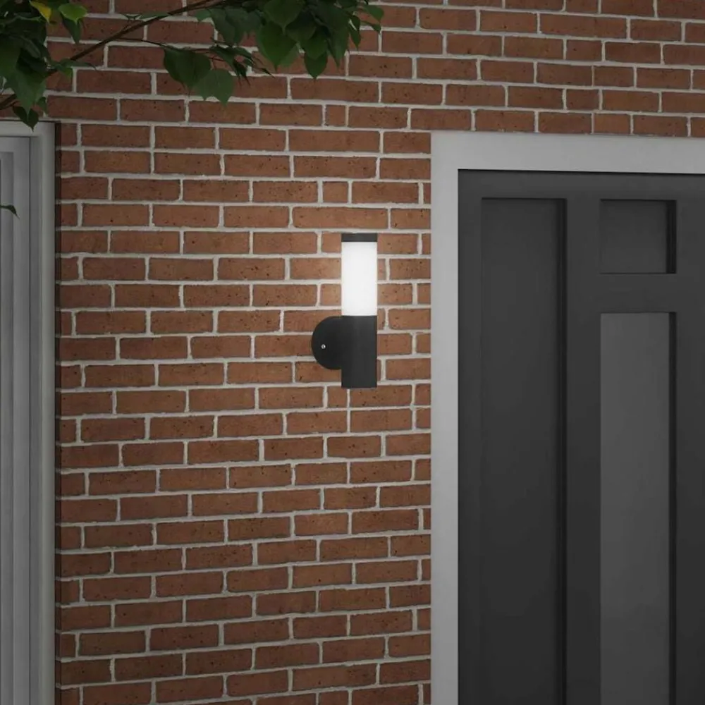 Luminaires-vidaXL Applique Murale Extérieure 15 x 7,5 x 33 cm Noir