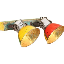 Luminaires-vidaXL Applique murale industrielle 45x25 cm E27 Multicolore