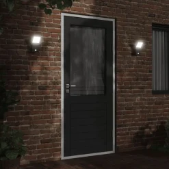 vidaXL Applique murale LED d'extérieur avec capteurs