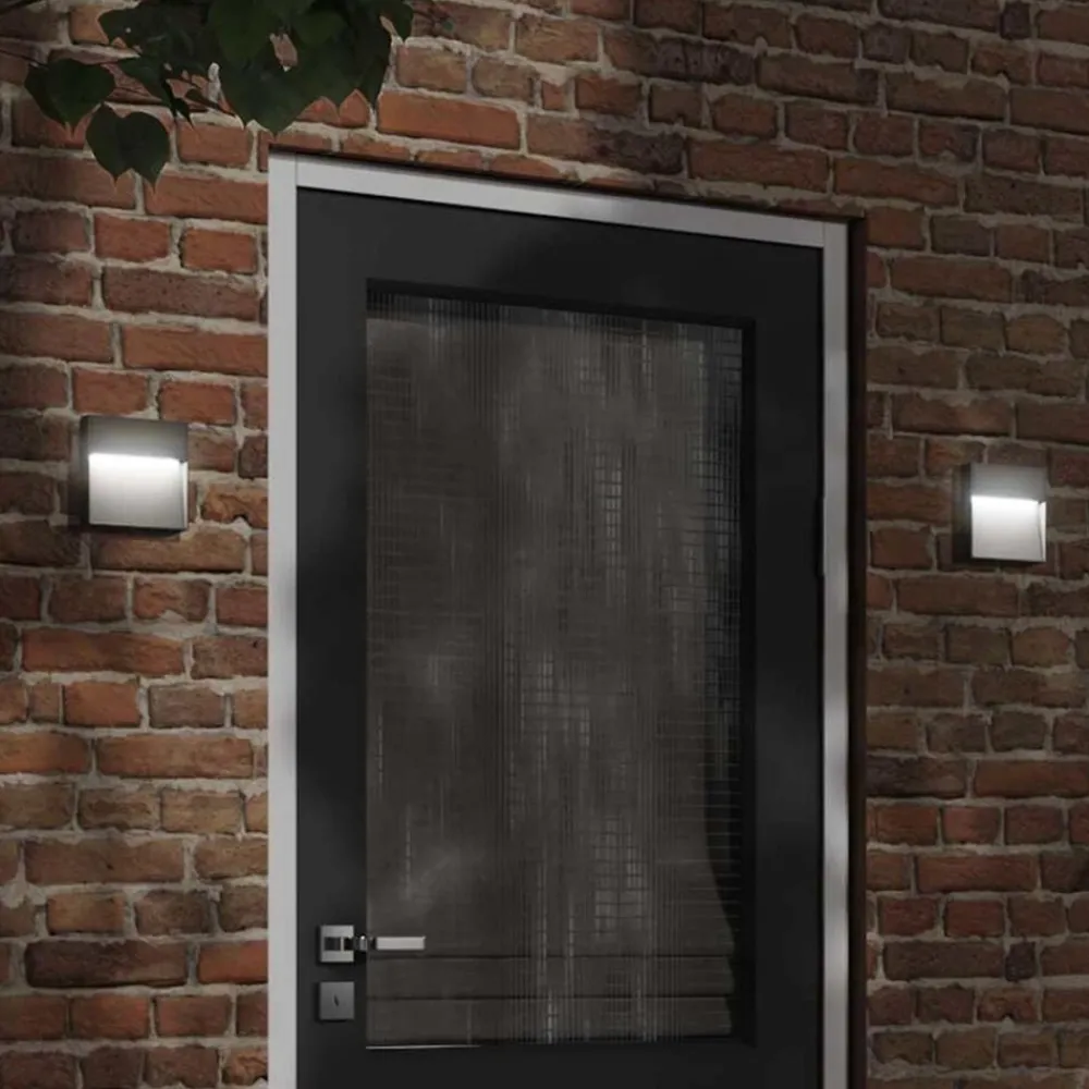 vidaXL Applique murale LED d'extérieur aluminium moulé sous pression