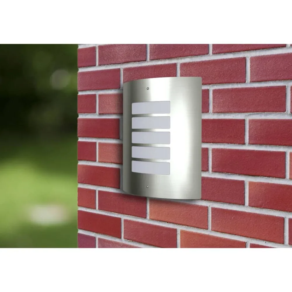 vidaXL Applique murale étanche Acier inoxydable