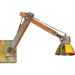 Luminaires-vidaXL Applique Style industriel Ronde E27 Multicolore