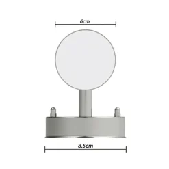 vidaXL Appliques murales d’extérieur 2 pcs avec détecteur de mouvement acier inoxydable