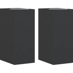 Luminaires-vidaXL Appliques murales extérieur 2 pcs aluminium moulé sous pression