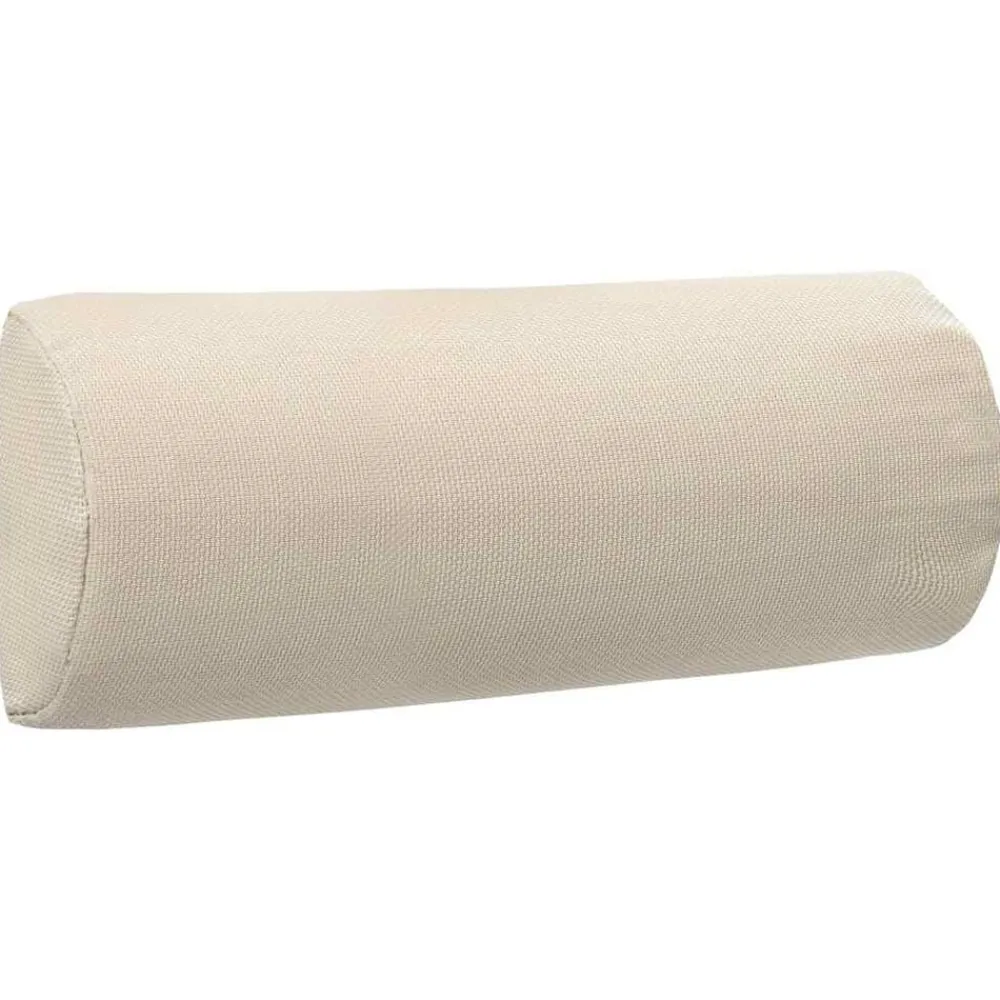 Décorations-vidaXL Appui-tête de chaise longue Crème 40x7,5x15 cm Textilène Crème