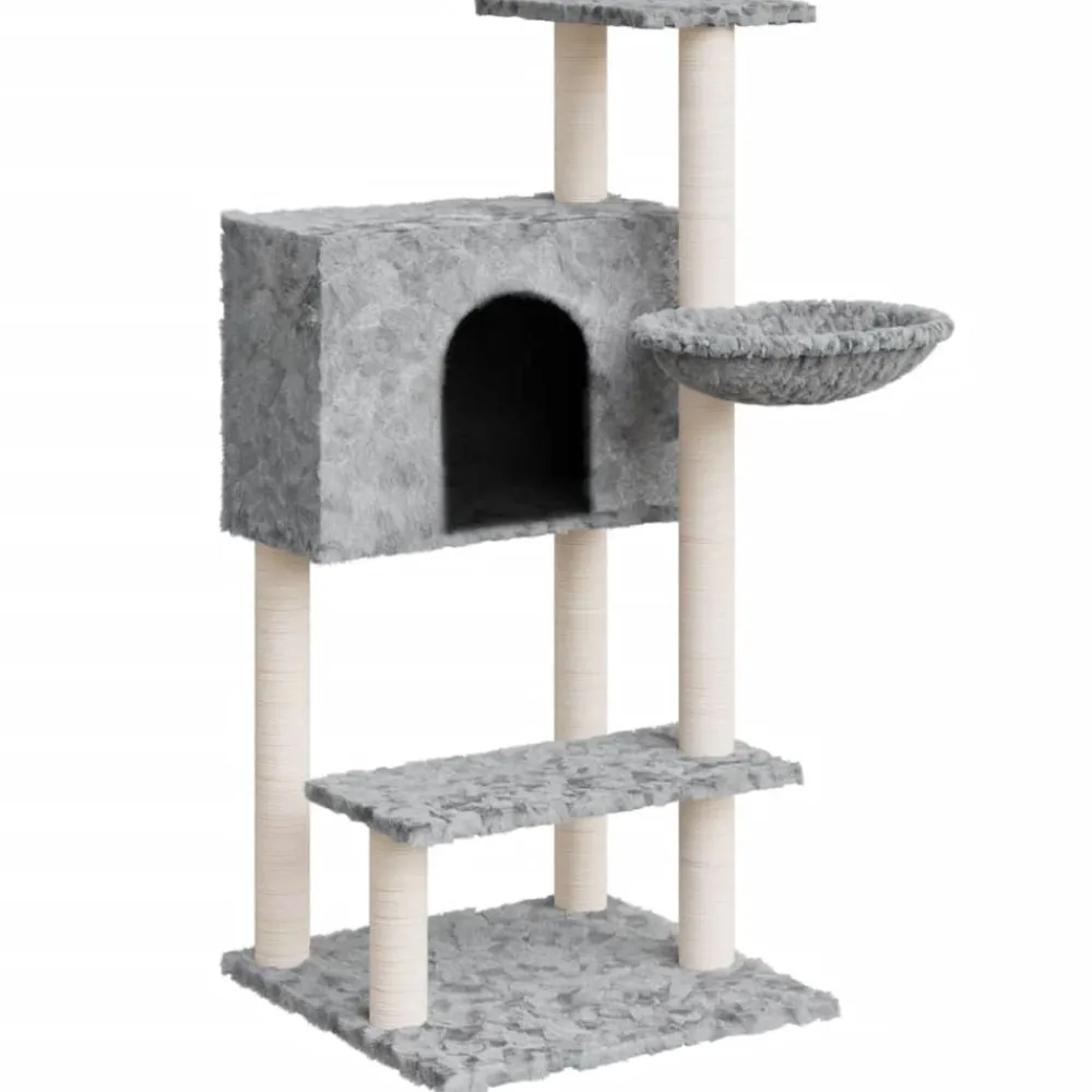 vidaXL Arbre à chat avec griffoirs en sisal 108,5 cm