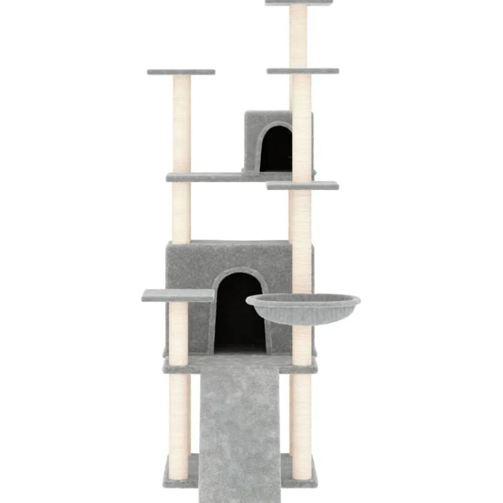 vidaXL Arbre à chat avec griffoirs en sisal 154 cm