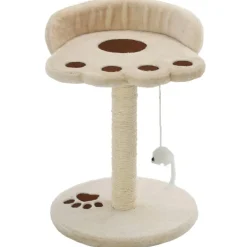 vidaXL Arbre à chat avec griffoir en sisal 40 cm et Marron