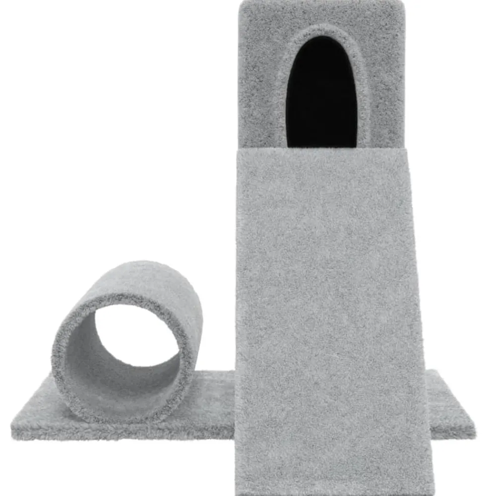 Articles Pour Animaux De Compagnie-vidaXL Arbre à chat avec griffoir en sisal 59 cm Gris clair