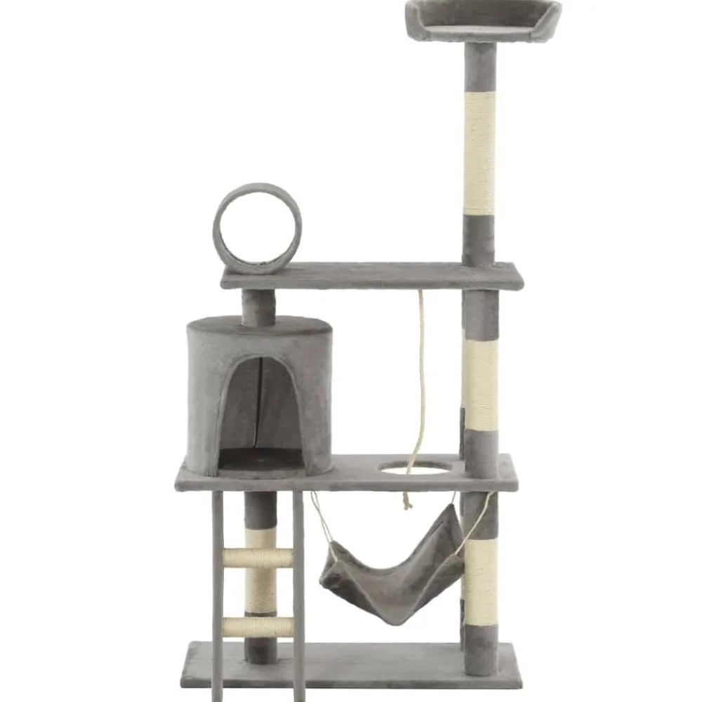 vidaXL Arbre à chat avec griffoirs en sisal 140 cm