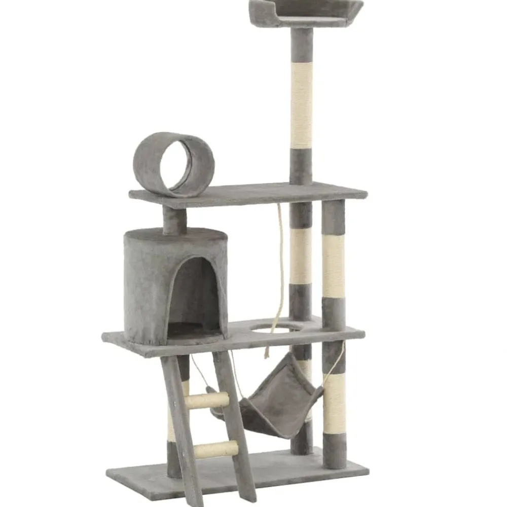 vidaXL Arbre à chat avec griffoirs en sisal 140 cm