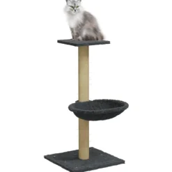 Articles Pour Animaux De Compagnie-vidaXL Arbre à chat avec griffoir en sisal 74 cm Gris foncé