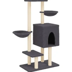 vidaXL Arbre à chat avec griffoirs en sisal 117 cm