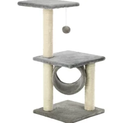 Articles Pour Animaux De Compagnie-vidaXL Arbre à chat avec griffoirs en sisal 65 cm Gris