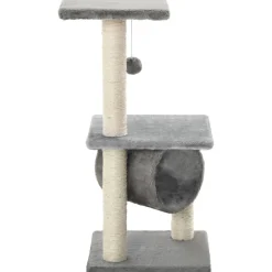 Articles Pour Animaux De Compagnie-vidaXL Arbre à chat avec griffoirs en sisal 65 cm Gris