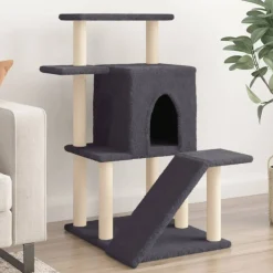 vidaXL Arbre à chat avec griffoirs en sisal 97 cm