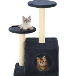 vidaXL Arbre à chat avec griffoirs en sisal 60cm