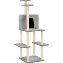vidaXL Arbre à chat avec griffoirs en sisal 144,5 cm