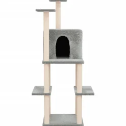 vidaXL Arbre à chat avec griffoirs en sisal 144,5 cm
