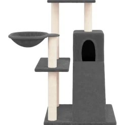 vidaXL Arbre à chat avec griffoirs en sisal 82 cm