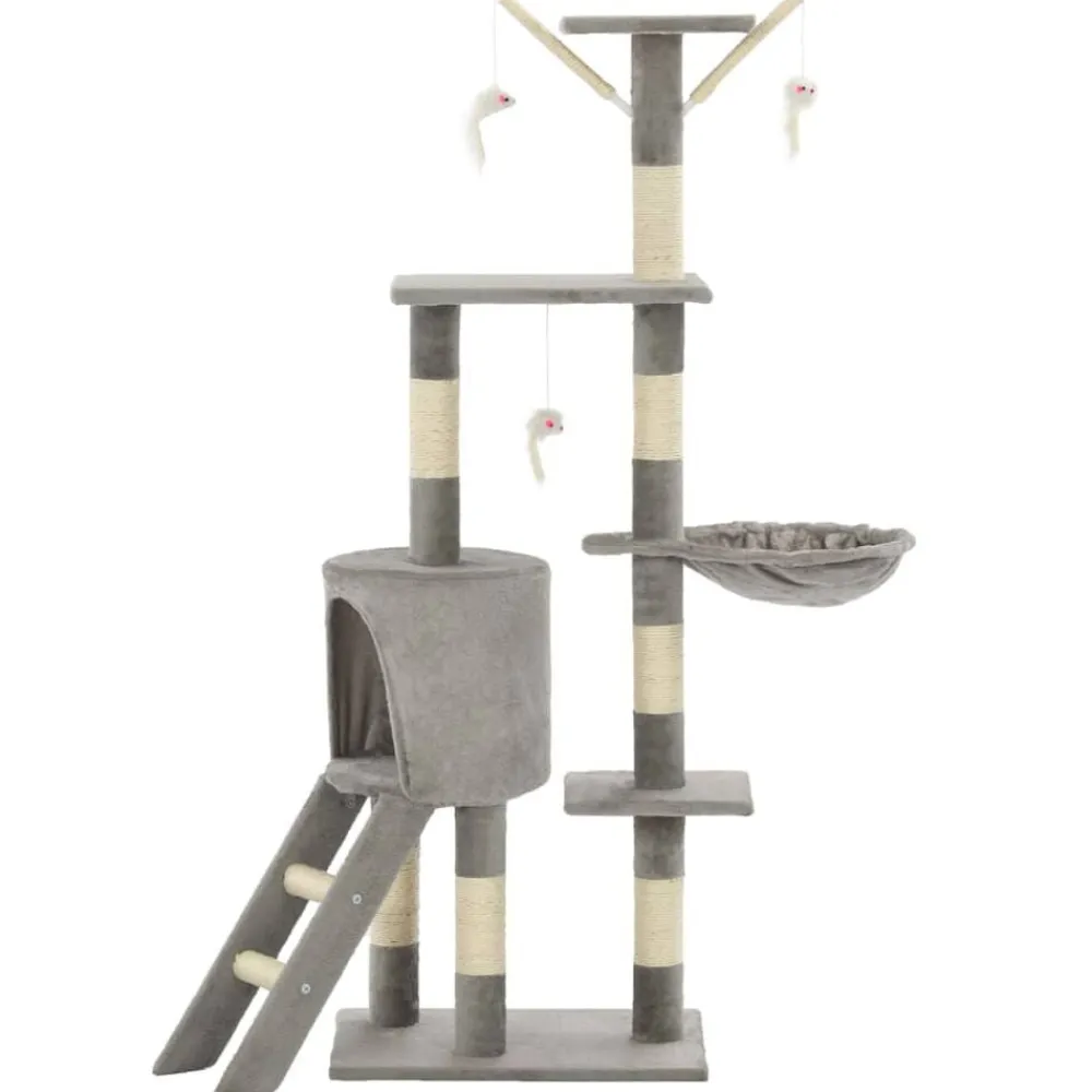 vidaXL Arbre à chat avec griffoirs en sisal 138 cm