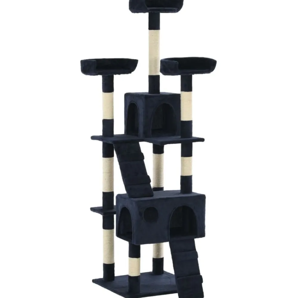 vidaXL Arbre à chat avec griffoirs en sisal 170 cm