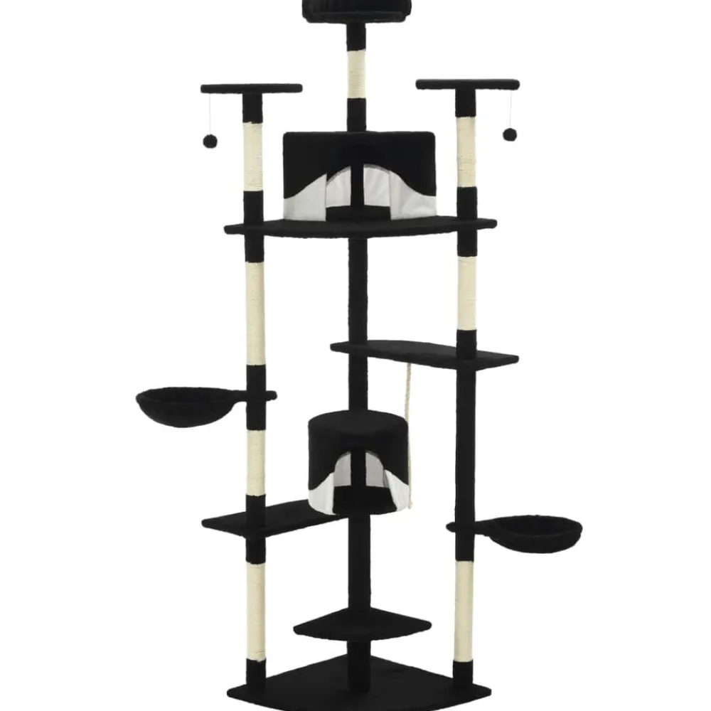 vidaXL Arbre à chat avec griffoirs en sisal 203 cm