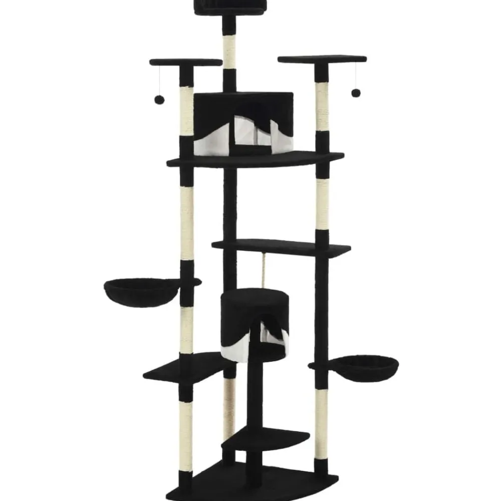 vidaXL Arbre à chat avec griffoirs en sisal 203 cm