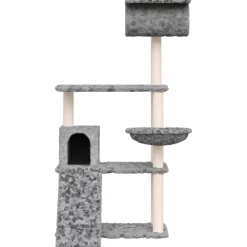 vidaXL Arbre à chat avec griffoirs en sisal 131 cm