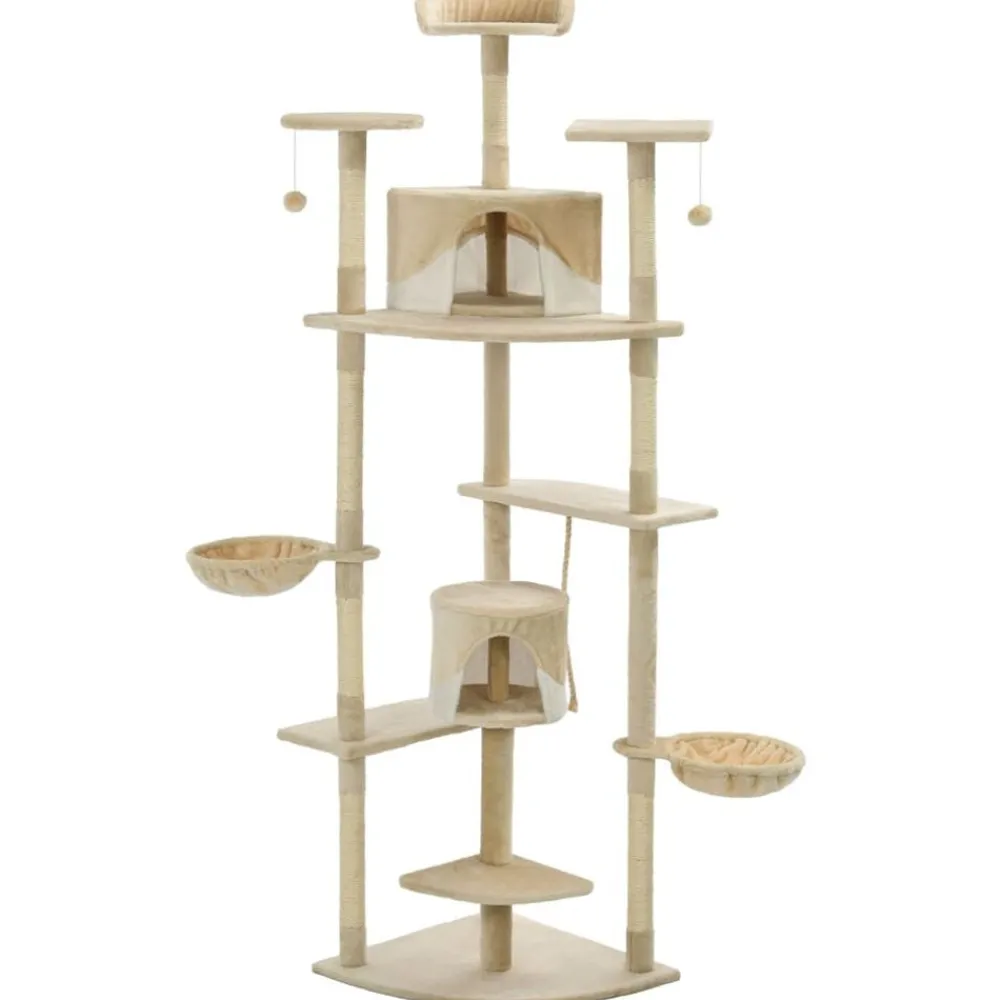 vidaXL Arbre à chat avec griffoirs en sisal 203 cm