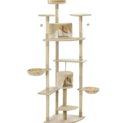 vidaXL Arbre à chat avec griffoirs en sisal 203 cm