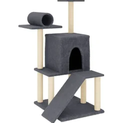 vidaXL Arbre à chat avec griffoirs en sisal 110,5 cm