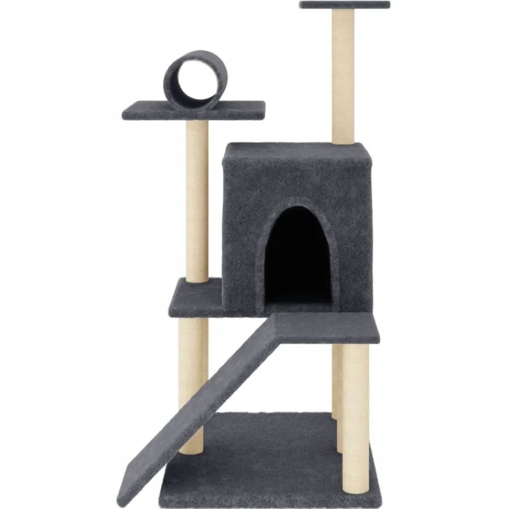 vidaXL Arbre à chat avec griffoirs en sisal 110,5 cm