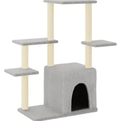 vidaXL Arbre à chat avec griffoirs en sisal 97,5 cm