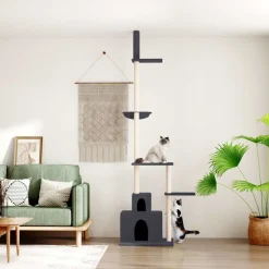 vidaXL Arbre à chat du sol au plafond 250,5-276,5 cm